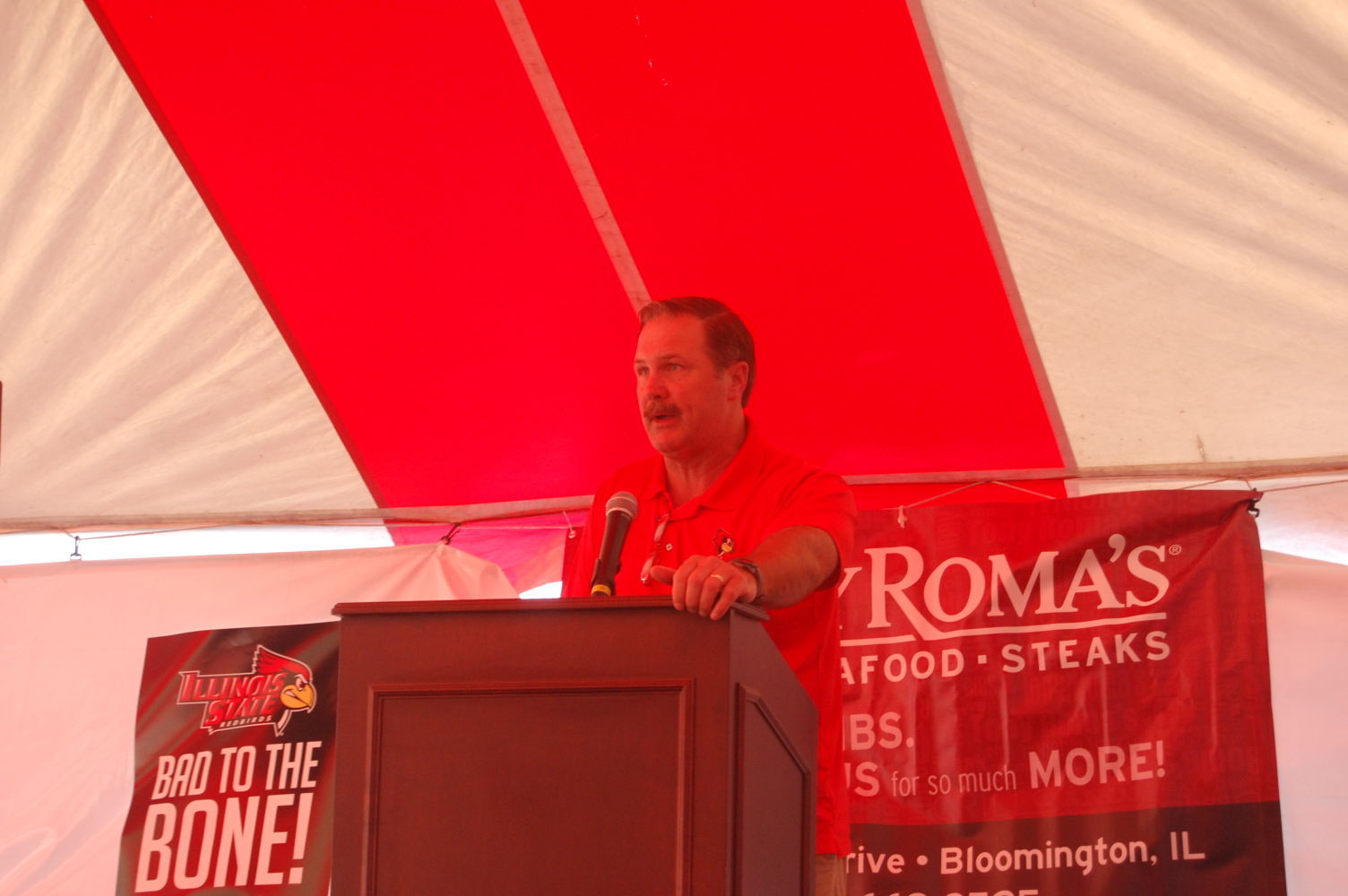 ISU Football Coach Brock Spack